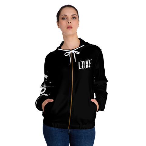Chaqueta con cremallera completa para mujer