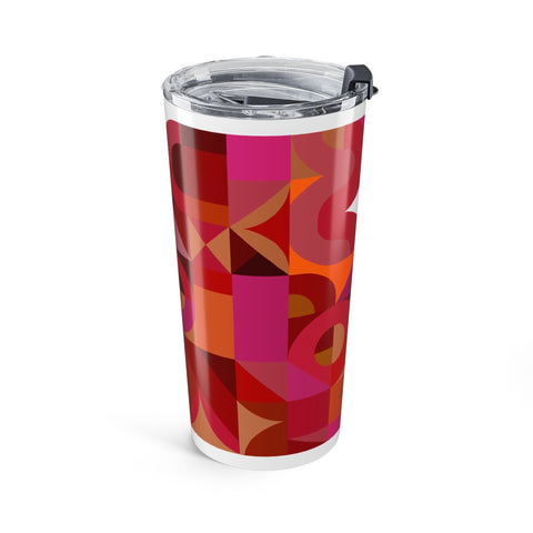 Red Tumbler for Hot & Cold Beverage - 20oz Mug