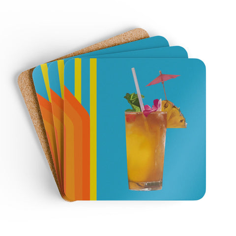 Cork Coaster Set of 4