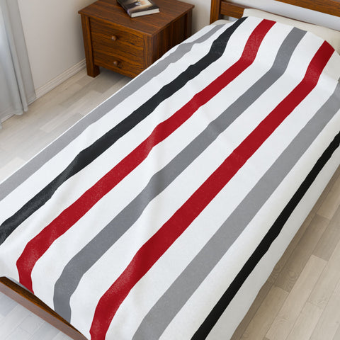 Throw Blanket 60x80 - B&R Stripes