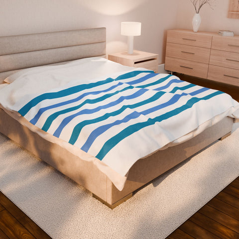Throw Blanket 60x80 - B&B Stripes