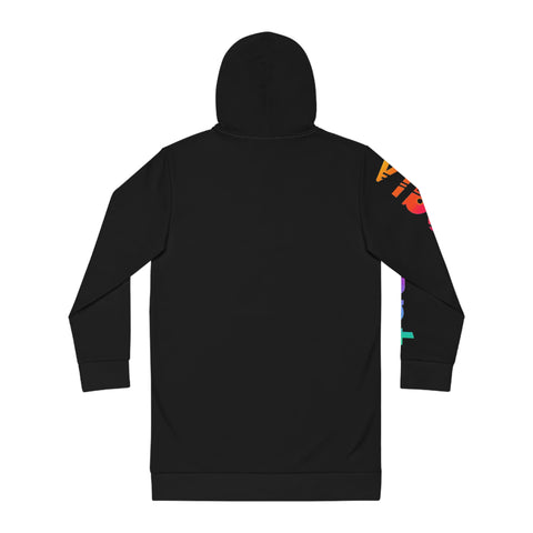 Women's Hoodie Dress (Black)