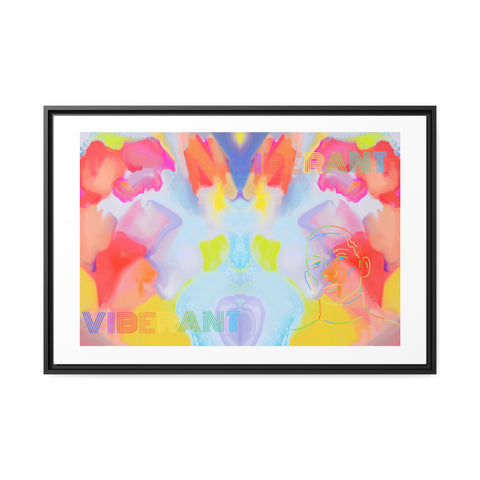 Reborn - Digital Art on Canvas - Black Frame