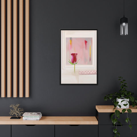 Digital Art on Canvas, Black Frame