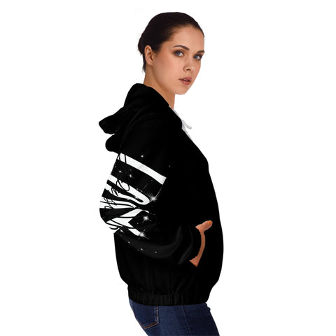 Chaqueta con cremallera completa para mujer