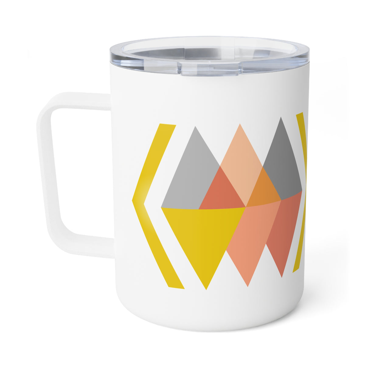 Modern Geo Insulated Mug, 10oz