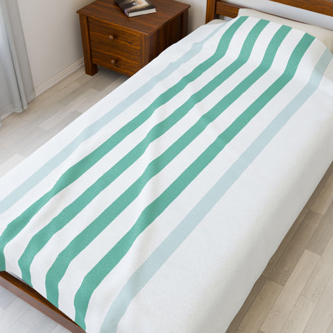 Blanket 60x80 - Green Stripes