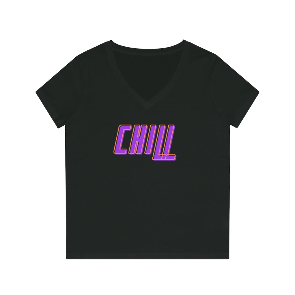 Camiseta Evoker con cuello en V para mujer