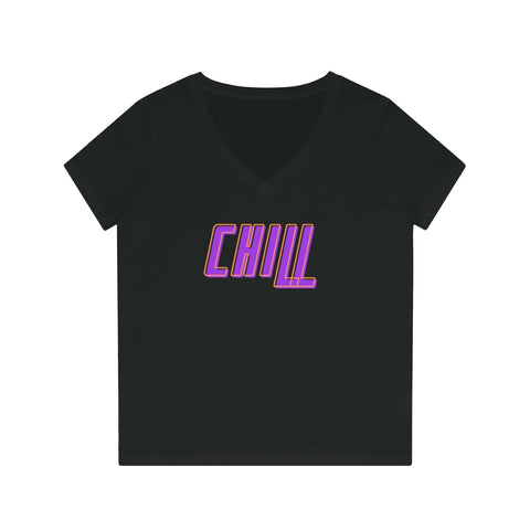 Camiseta Evoker con cuello en V para mujer