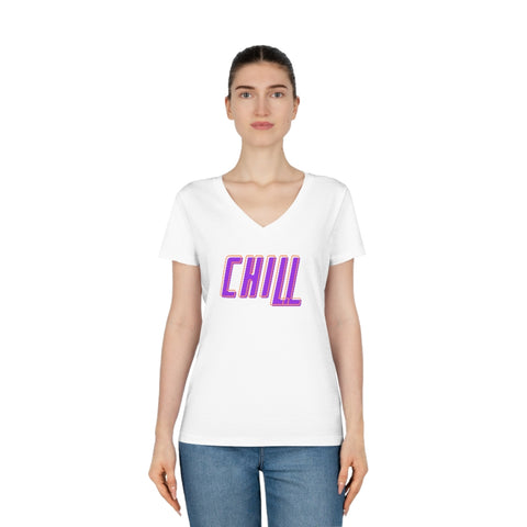 Camiseta Evoker con cuello en V para mujer