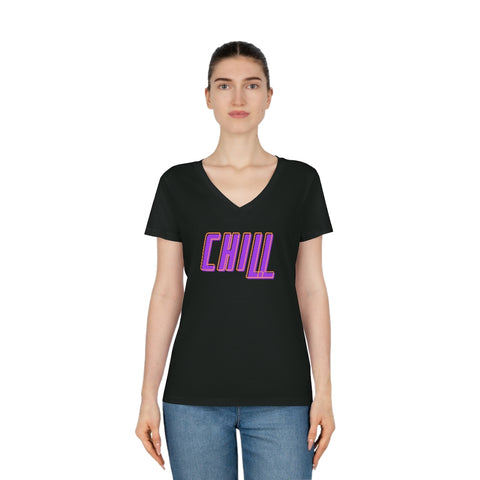 Camiseta Evoker con cuello en V para mujer