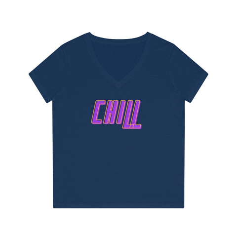 Camiseta Evoker con cuello en V para mujer